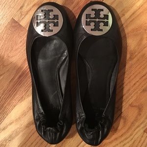 Tory Burch flats black&silver