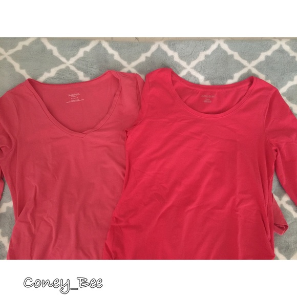 ‼️25% OFF BUNDLE‼️🌟2 Maternity Long Sleeve Tee🌟