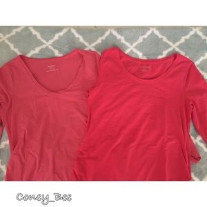 ‼️25% OFF BUNDLE‼️🌟2 Maternity Long Sleeve Tee🌟