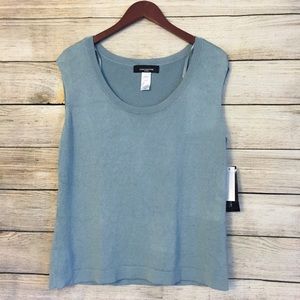 jones ny • heavy knit sleeveless sweater tank top