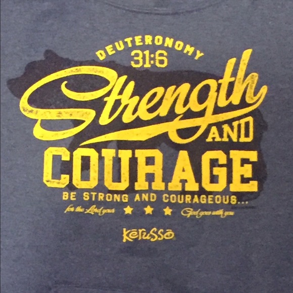 Men's blue Christian hoodie - Picture 1 of 3