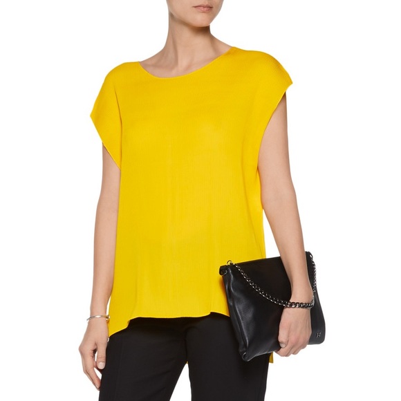 Sandro bright yellow Emilou top.