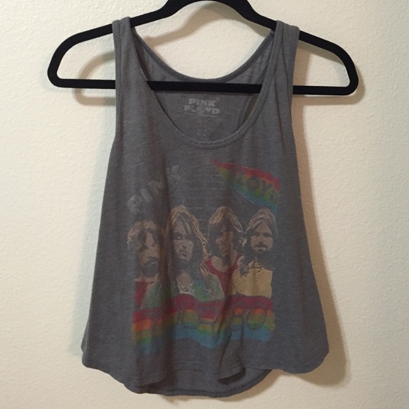 Pink Floyd grey tank