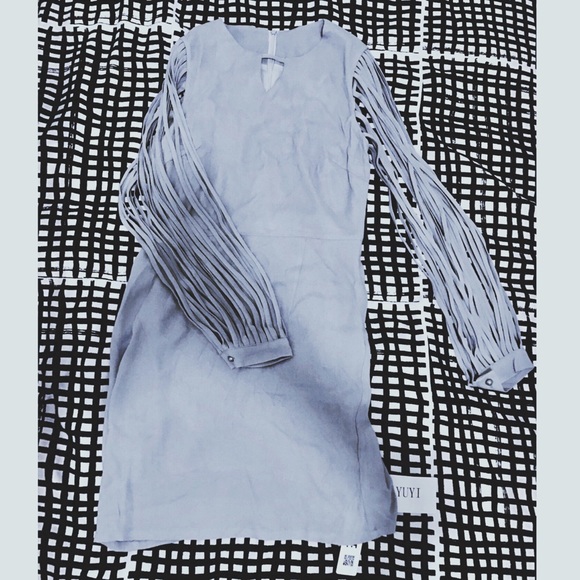 SOLD - Baby Blue Bodycon Dress🎀 - Picture 2 of 4