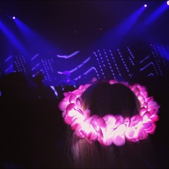 LED Flower Crown, Pink