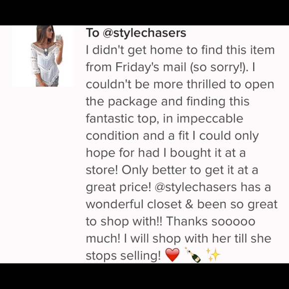 White Crotchet Boho Beach Top "One Size Fits Most" - Picture 8 of 8