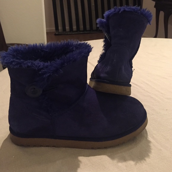 Royal blue booties