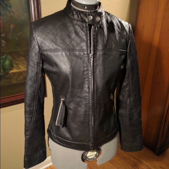 Black Leather jacket from Victoria's Secret