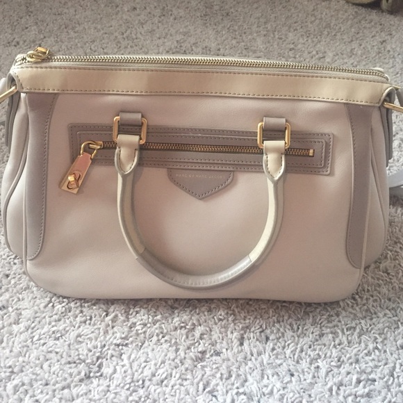 Marc Jacobs cream and beige handbag