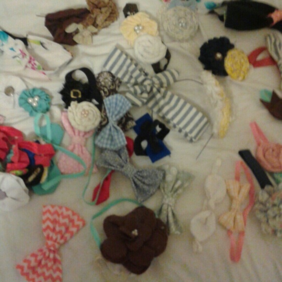 Assorted pack of headbands and bows - Picture 2 of 2