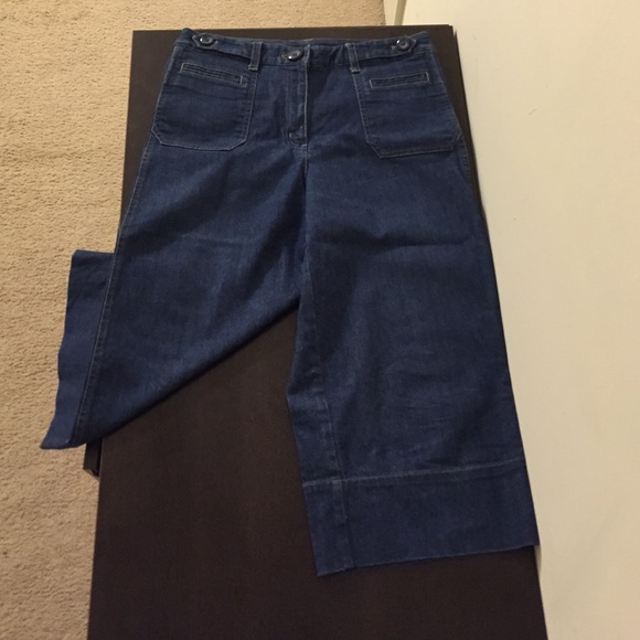 Talbots wide leg capris