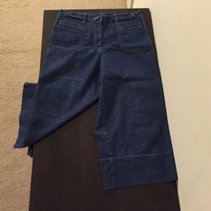 Talbots wide leg capris