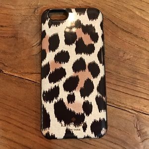 Cheetah print Kate spade IPhone 6 case