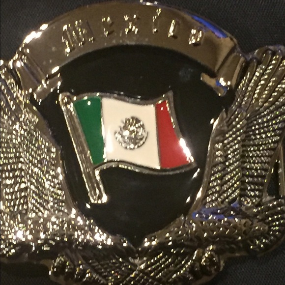 Mexico belt buckle