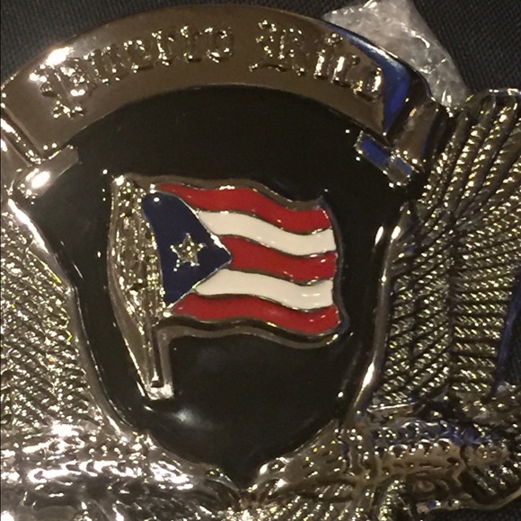 Puerto Rico belt buckle