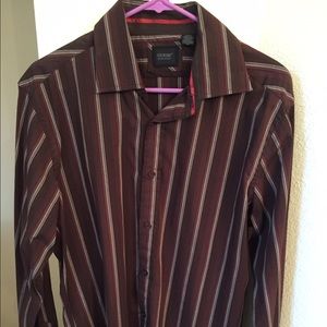 GUESS slim fit button down dress shirt