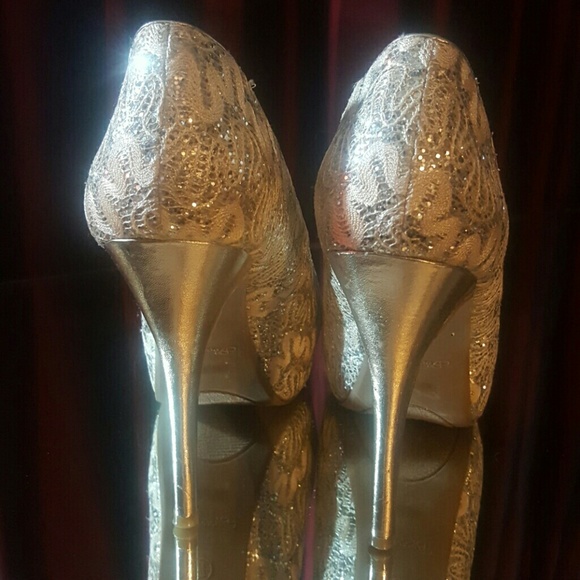 Gold Sparkle heel - Picture 3 of 3