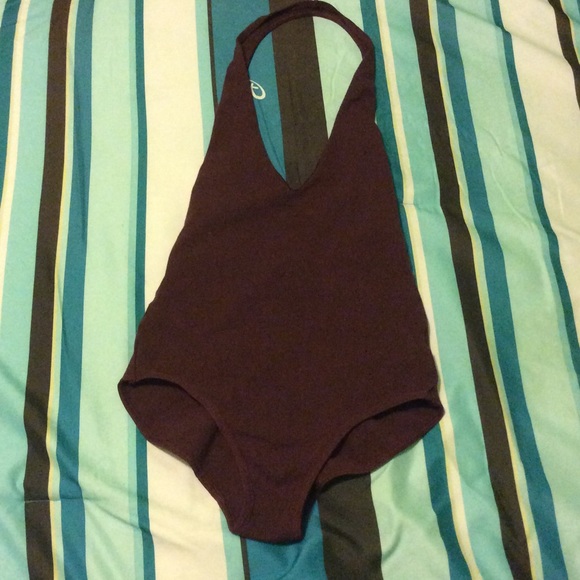 American Apparel Maroon Body Suit