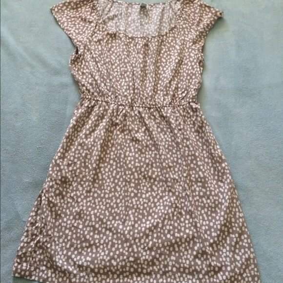 Old Navi Elastic Waist Polka Dot Dress