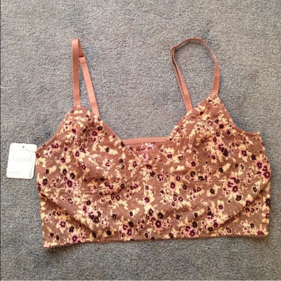 Free People Other - Free People floral bralette