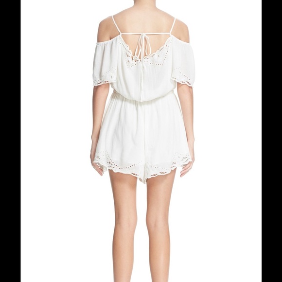 ⭐️ SOLD ⭐️FREE PEOPLE lace gauzy boho romper Dress - Picture 2 of 4