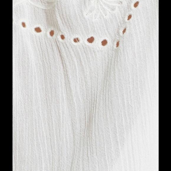 ⭐️ SOLD ⭐️FREE PEOPLE lace gauzy boho romper Dress - Picture 3 of 4