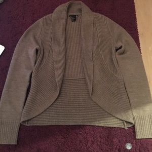 H&M BASICS TAN CARDIGAN