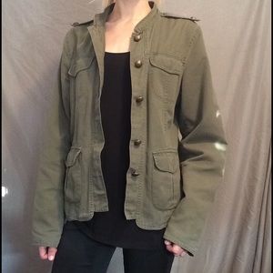 Button Up Army Jacket