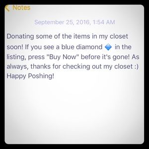 🔷SOME ITEMS ARE BEING DONATED SOON! 🔷