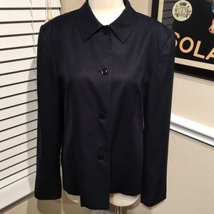 Talbots silk and wool blend blazer