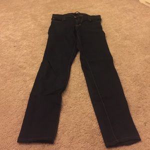 Dark wash denim jeans