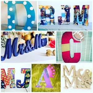 Handmade Decorative Letters