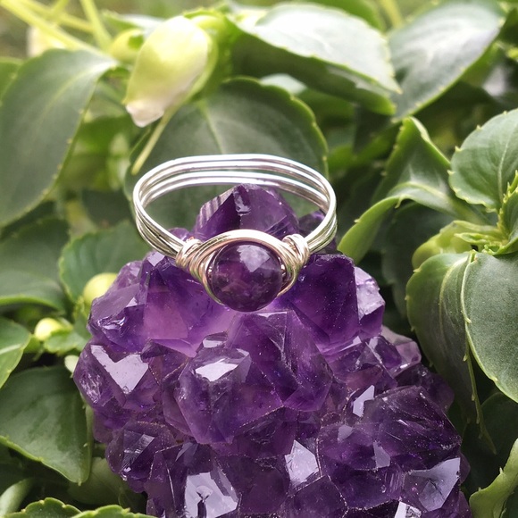 💜💜💜Host pick!💜💜💜 Amethyst gemstone ring