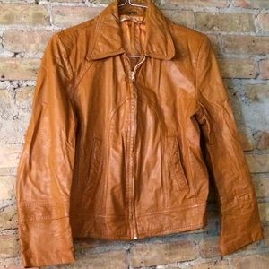 beautiful vintage leather jacket