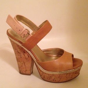 Guess 'Jadynn' Multi-Leather Platform Sandals