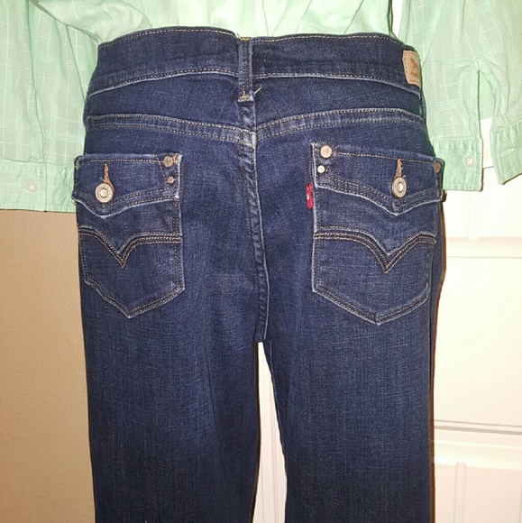 Levi blue jeans bootcut 515 longs