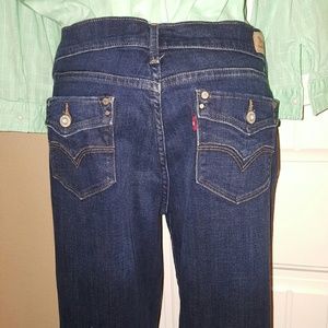 Levi blue jeans bootcut 515 longs