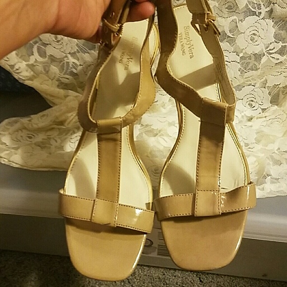 T strap sandal 3" block heel