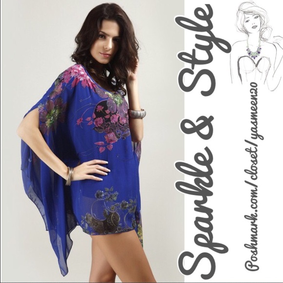 💖Boho batwing sleeve blouse - Picture 2 of 4