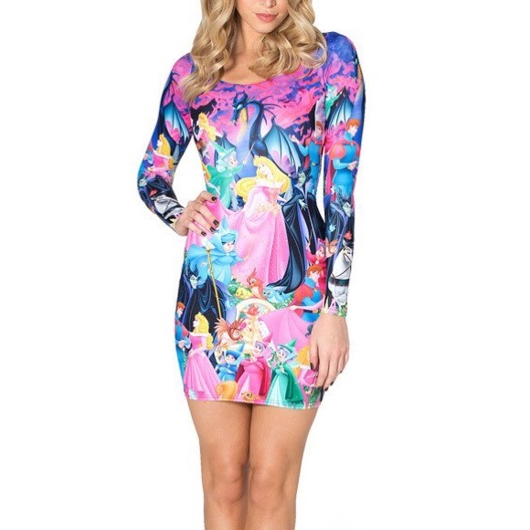 Black Milk Clothing LS Sleeping Beauty Dress XS