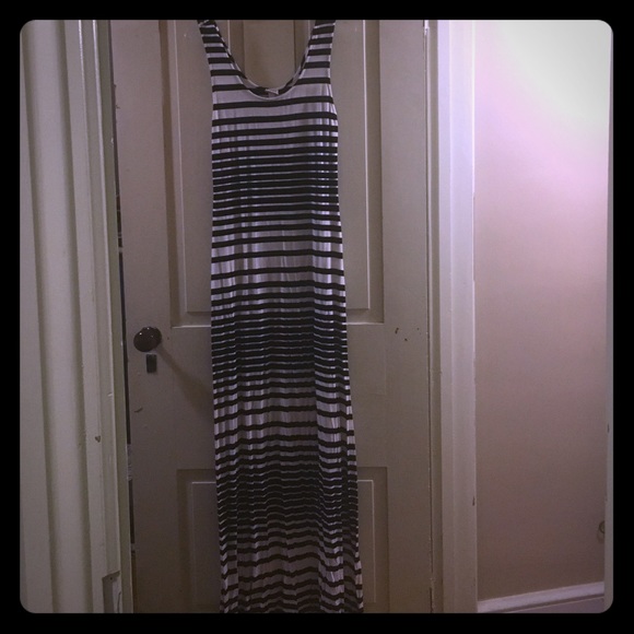 Maxi Dress graduated stripes Merona