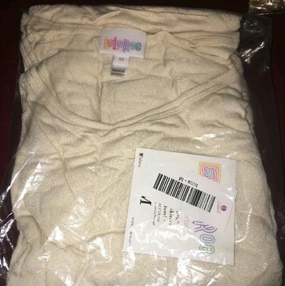 LuLaRoe Irma Ivory Size Medium