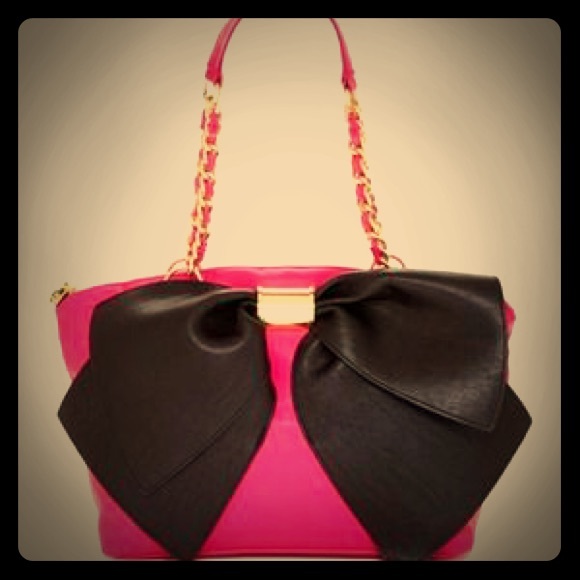 Betsy Johnson Big Bow Purse
