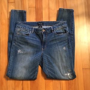 White House Black Market Skinny Distressed Jeans