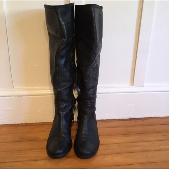 Over the Knee Black Boots