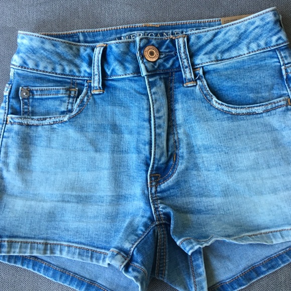 American Eagle Hi-rise Shortie size 0