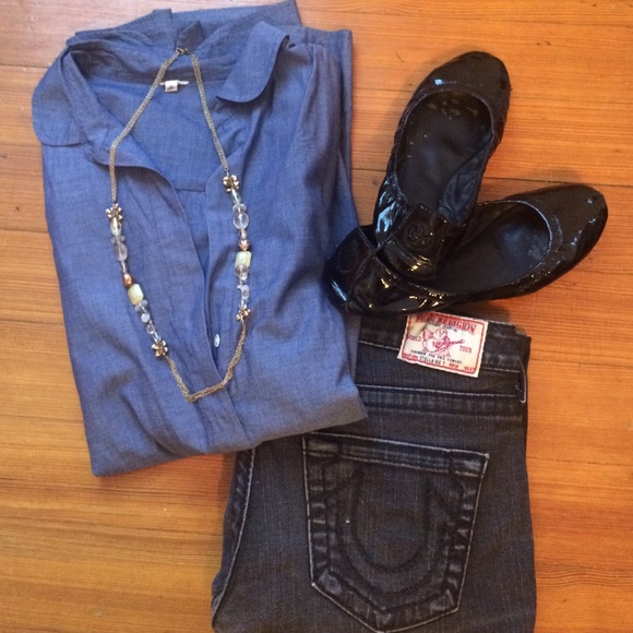 J crew chambry tunic