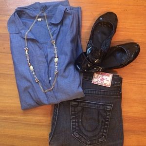 J crew chambry tunic