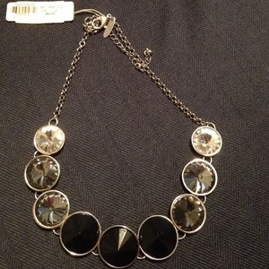 Sparkle with this onyx and diamond like choker