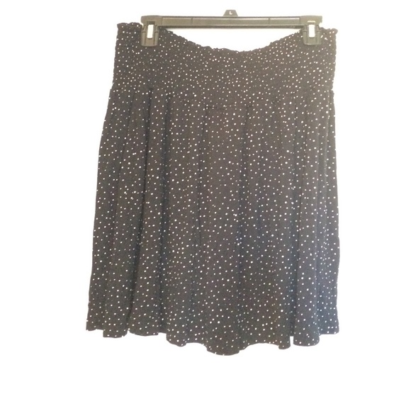 Polka dot skirt, casual